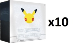 Pokemon Celebrations Elite Trainer Box 10ct CASE